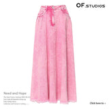 New Heavy-Work Washing Denim Long Skirt Personality