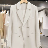 Zingj Collar Suit Jacket Female Spring Autumn New Korean Version Design Advanced Sense Korean Version Fashion Casual Suit