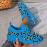 Women's Shoes In The Spring And Summer Of 2025 New Flying Mesh Shoes Children Leisure Sports Slopes And Thick-Soled Single