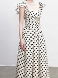 Osmonic Dress Summer New Small Gentle And Comfortable Folds To Collect Waist Thin Temperament Long