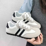Leisure Flat-Bottomed Women's Shoes New Spring And Autumn College Wind Small White Shoes Soft Soles Lace Women's