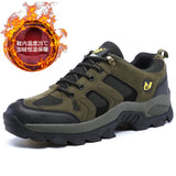 Warm Outdoor Hiking Shoes Tactical Combat Boots Training Shoes Running Men's Leisure Sneakers Tide