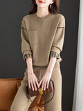 The Autumn Of 2025, The New Women's High-End Fashion Suit Is Age-Old And Fat Mm Hidden Meat Leisure Two