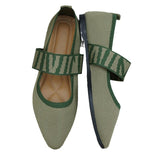 Summer Large-Size Leisure Loose Flat Fly Weaving Women's Shoes One Foot Pedal Soft Sole Single