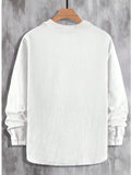Men's Loose Casual V-Neck Long-Sleeved