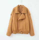 Women's Clothing Explosion Fashion Casual Personality Street Locomotive Clothing Short Jacket