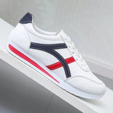 White Students Sports Leisure Flat Shoes Large Size Small White Shoes Women 2025 New Spring Breathable