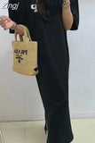 Puff Sleeve T Shirt Dress Summer Women Korean Loose Ladies Womens Fashion Tshirts Dresses Elegant Woman T Shirt Dress