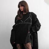 Summer New Ins Fashion Loose Features Liuding T-Shirt Women's Personality Trend