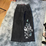 Wide-Leg Jeans Men Y2K Hip-Hop Harajuku High-Quality Street