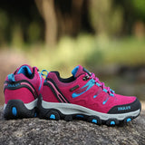 Men's And Women's Shoes Hiking Shoes Autumn And Winter Low Outdoor Hiking Cross-Country Shoes Wear-Resistant And Slippery Large-Size Tourism