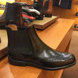 High-Heeling Carved Short Barrel Martin Boots Coarse And Round Head 2025 Autumn And Winter Loose With Female Boots