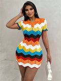 New Ramming Polo Collar Knitted Bag Hips Fashion Sweater Repair