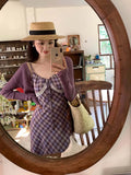Xixi 2025 Spring New Korean Version Of Temperament Long-Sleeved Knitted Cardigan Women Sunscreen Shawl Women