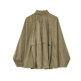 Women's Clothing 2025 Spring And Autumn Casual Collar Ponpong Bomber Jacket Coat Woman