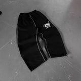 Grip Velvet Embroidered Sweatpants Trapstar Letter Casual Street Youth Plus