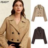 Explosion Women's Double Slame Short Windbreaker Jacket