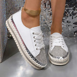 Women's Shoes Thick Soles Height Water Drill Niche Design Lace Single Shoes In Fashion Lefu