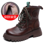 Cowhicked Martin Boots Women's Station Pines And Single Boots Vintage Handmade And Boots Thicken In