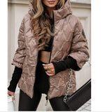 Fashion Hooded 2025 Autumn And Winter Fashion Loose Long-Sleeved Cotton Jacket Jacket