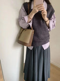 White Purple Long-Sleeved Shirt Women's Small Autumn New French-Ripen Casual Shirt