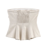 New Color Linen-Blend Top 3473998052 Straight