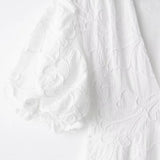 Women's Clothing 2025 Summer New Women's Embroidered Fluffy Dress
