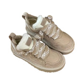 Sanpo Fur Snow Boots 2025 Autumn And Winter With A Foot Pedal Anti-Slip Warm Sports Leisure Cotton