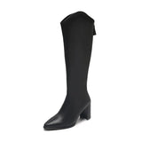 Boots Girl 2025 New Fashion French Vintage Vintage Vintage Skinny Boots High