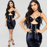 Zingj Summer New Sexy Sling Ender PU Leather Women's
