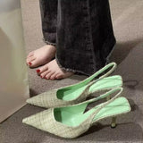Fragrant High-Heeled Shoes Women 2025 New Summer Design Sense French Fashion Sandals Temperament Niche Single Shoes