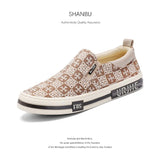 Flash-Step Autumn New Men's Shoes Fashion Casual Men's Canvas Shoes Comfortable Flat Slacker Men's
