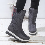 Winter Cotton Boots Women Wear Velvet Thick Snow Boots High Help Cotton