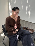 Xixi 13 Lines 2025 Autumn Black Label In Temperament Elegant Mare Knitted Sweater
