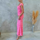 Women's New Sleeveless Shoulder Solid-Colored Shoulder Dress Dress Dress