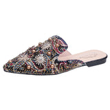 2025 Spring And Summer New Sexy Print Hot Diamond Rivet Pearl Tip Head