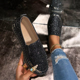 Loose Cake Thick-Soled Women's Shoes Flat-Soled Single Shoes In Spring New Casual Pedal Pedalle Pedalle