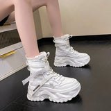 And Autumn New Dad Shoes 2025 Korean Version Simple Ins Women's Shoes Platform Increased Casual Net Red Sports Shoes