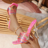 Women 2025 New Heart-Shaped Soles Of A Foot Pedal Wear Slippers High Heels Outside The