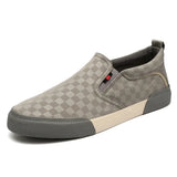 Autumn New Men's Shoes Fashion Design Casual Men's Canvas Shoes Low Help Flat Plate