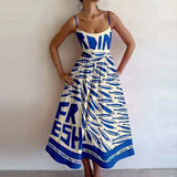 2025 New Women's Fashion Print Folds To The Waist Sling