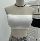 Shot With Chest Pads With Chest Bra Strap Strap Vest Woman Wrapped Chest Bare Back Spicy Hot Girl Back