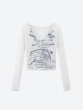 Blur Letter One Shoulder