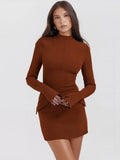 2025 New Fashion Sexy Hottie Dress Elegance Elegance Stylish Long Sleeve Dress