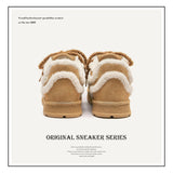Shoes Niche Design Fashion Casual Cotton Shoes Winter Warm Plus Velvet Comfortable Short Barrel Men And Women's Snow