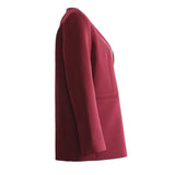 New V Collar Line Fake Suit Collar Loose Version Of The Suit Coat Top Female