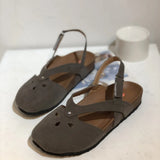 Summer And Autumn New Style Fashion Large Code Simple Big Woman Hollow Flat