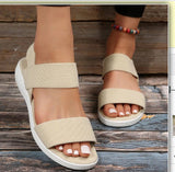 New Large-Size Women's Shoes Casual Fish Mouth Casual Cool And Drag Summer Women's