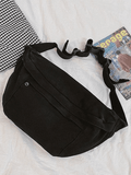 Vintage Wash Capacity Crossbody Bag-Outfit