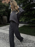 And Winter Explosion Of Women's Knitted Shirt Round-Neck Solid Color Loose